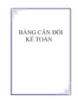 Bảng cân đối kế toan