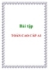 Bài tập toán cao cấp A1 - GVHD.ThS. Lê Văn Hải