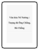 Văn hóa Nõ Nường : Tượng đá Ông Chồng, Bà Chồng