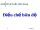 Bài giảng cơ sở kỹ thuật viễn thông:  Điều chế biên độ